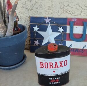 Vintage Boraxo Hand Cleaner Tin Empty
